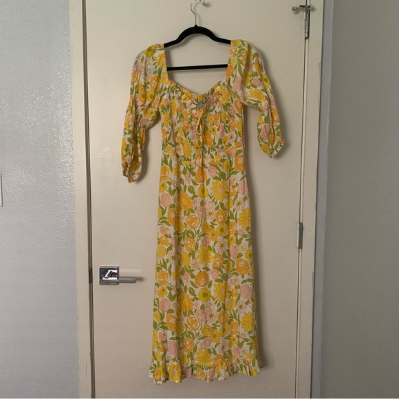 Nora Midi Dress Jolene Floral Print - Picture 6 of 7